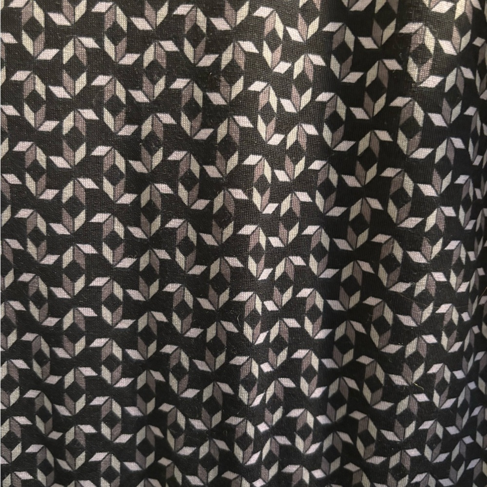 📦Bundle for $5! Lularoe XL midi jersey dress 3/4 sleeve black gray print - Picture 2 of 3